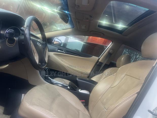 Hyundai Sonata Limited 4dr Sedan (2.0L 4cyl Turbo 6A) 2014 White photo 10