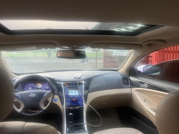 Hyundai Sonata Limited 4dr Sedan (2.0L 4cyl Turbo 6A) 2014 White photo 11