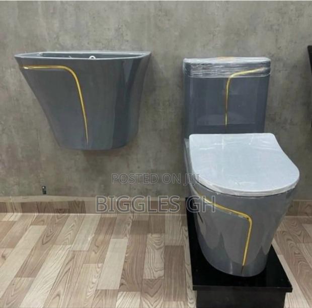 Grey Wc With Basin · Photo 3