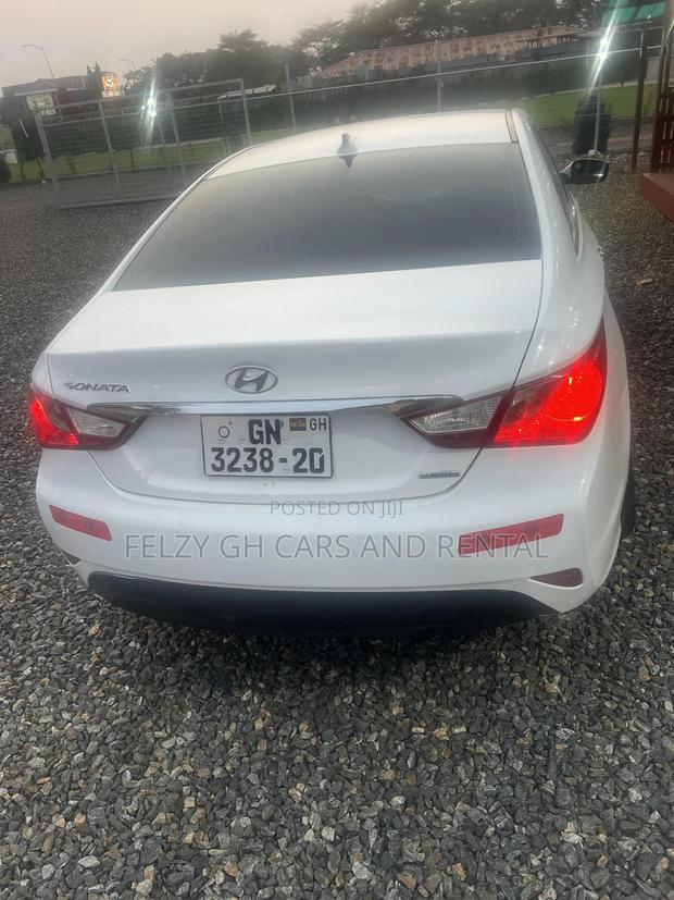 Hyundai Sonata Limited 4dr Sedan (2.0L 4cyl Turbo 6A) 2014 White photo 8