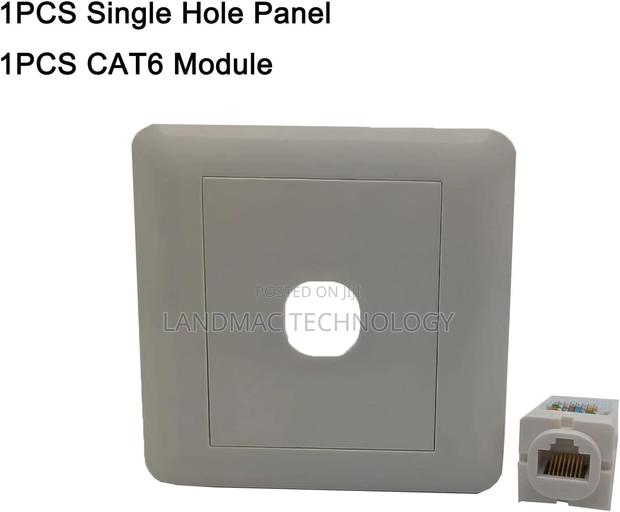 Single Faceplate Wall Socket With Keystone Jack · Photo 4