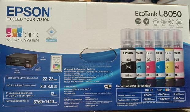 Epson Ecotank L8050 Ink Printer photo 2