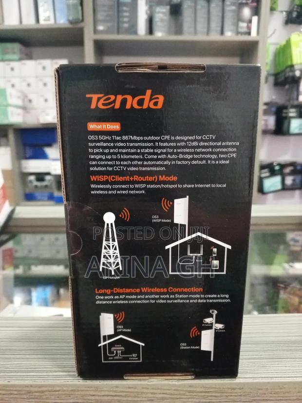 Tenda 5ghz 11ac 867mbps 12dpi Outdoor Cpe Access Point Os3 · Photo 4