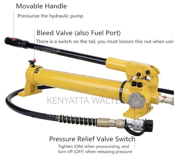 Manual Hydraulic Pump Portable Cp-700 photo 3