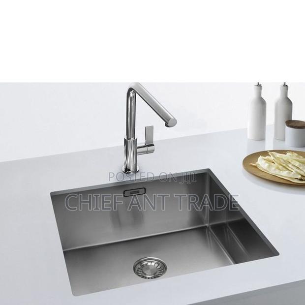 Single Kitchen Sink. Silver. 6045. · Photo 4