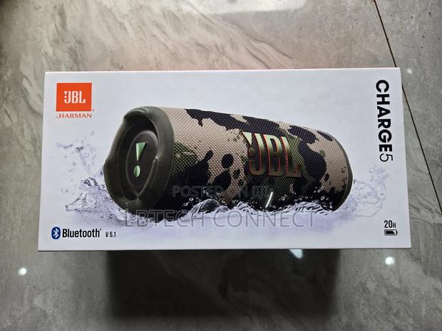 JBL Charge 5 Waterproof Portable Bluetooth Speaker Camo photo 3