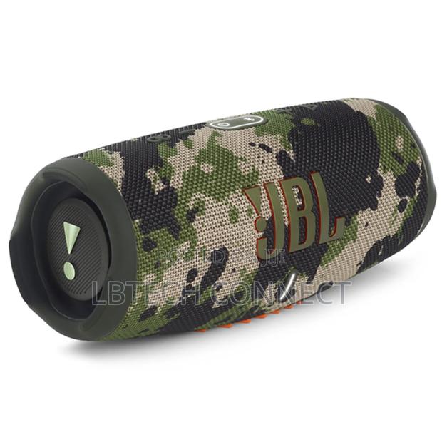 JBL Charge 5 Waterproof Portable Bluetooth Speaker Camo