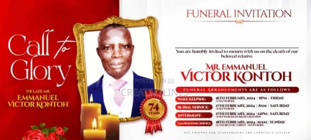 Funeral Invitation · Photo 2