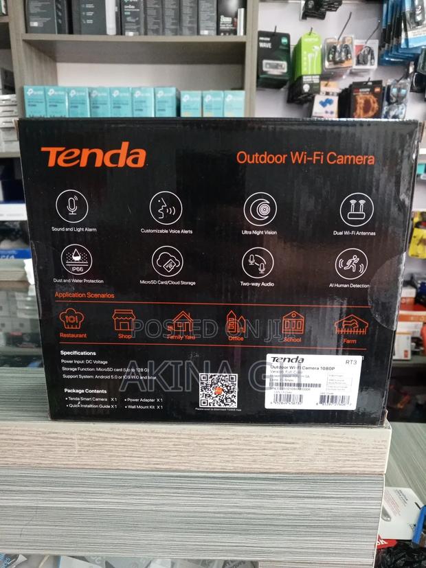 Tenda Full Color 2mp 1080p Outdoor Wi-Fi Bullet Camera Rt3 · Photo 4