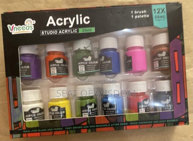 12 Colours Acrylic Paint · Photo 2