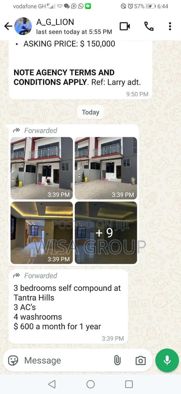 3bdrm Duplex in Wisa Groups, Accra Metropolitan for rent · Photo 4
