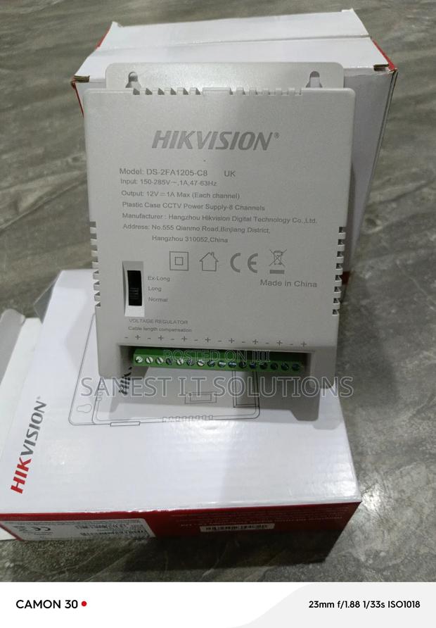 8 Channel Power Supply Hikvission photo 3