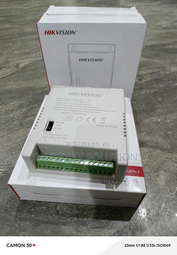 8 Channel Power Supply Hikvission