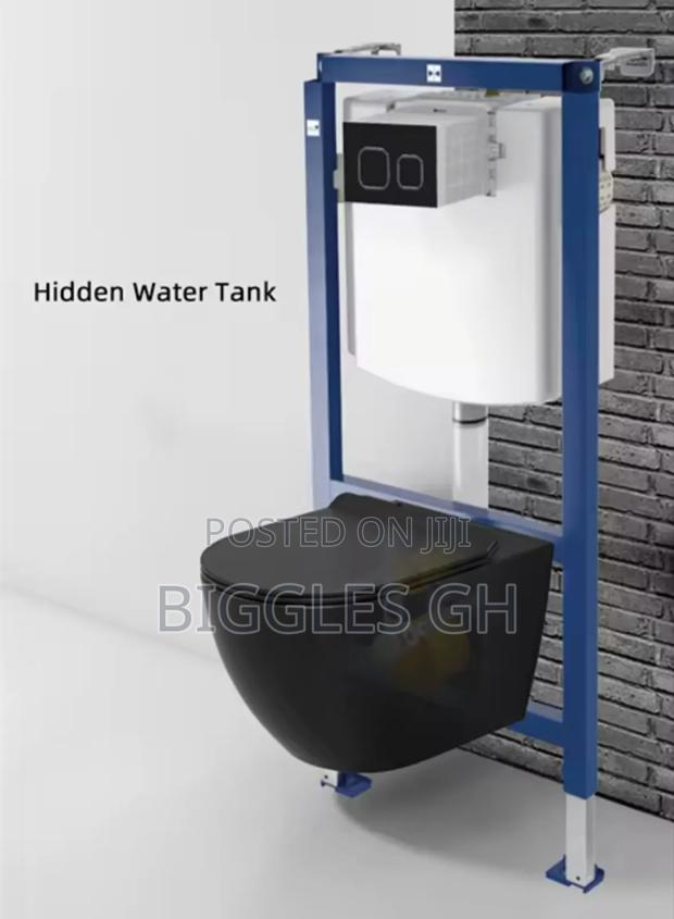 Concealed Wc _ Wall Hung Wc - Black · Photo 3