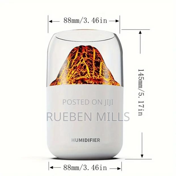 Volcano Shape Diffuser Humidifier With Night Light · Photo 4