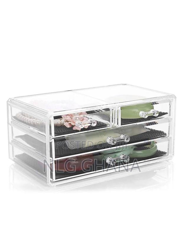 Large Makeup Brushes Organizer Desktop Cosmetic Jewelry Stor · Photo 3