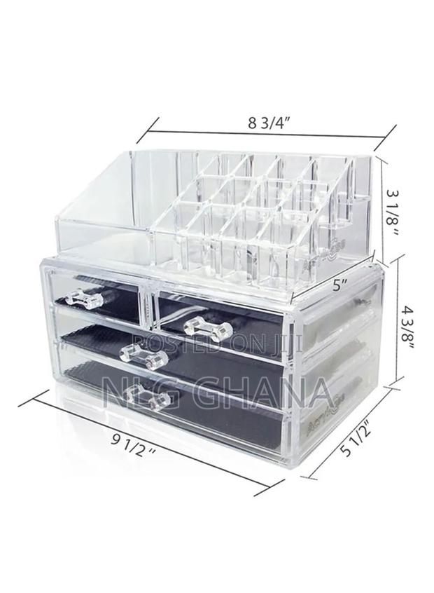Large Makeup Brushes Organizer Desktop Cosmetic Jewelry Stor · Photo 4