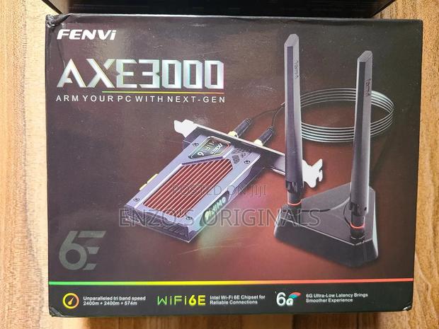 Wifi 6e Pcie Card for Desktops High Gain Axe3000 Fenvi Brand · Photo 3