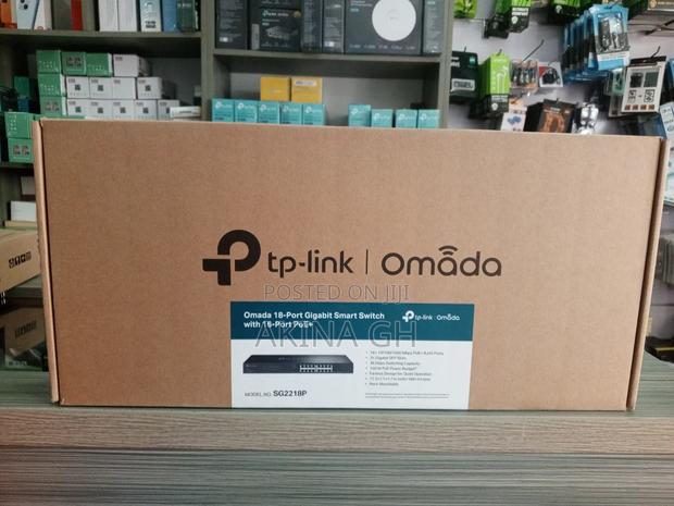 Tp-Link Omada 16 Port Poe+ Gigabit Smart Switch SS2218P · Photo 2