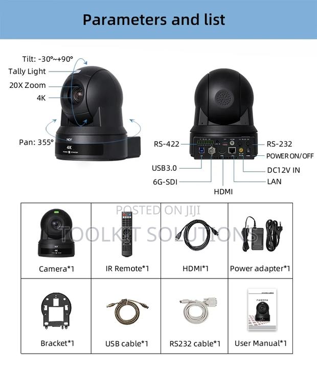 Full Ndi|Hx 20x 6g-Sdi PTZ Camera · Photo 1