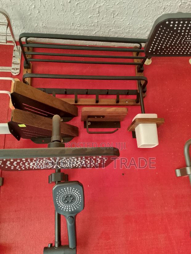 Wooden Bathroom Accessories Set. Jztz004 · Photo 2