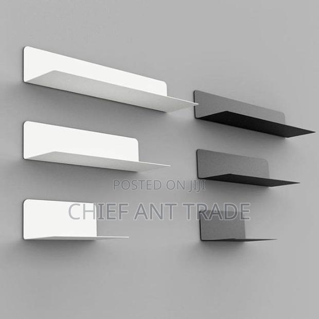 White Bathroom Shelf 40cm Jz0002 · Photo 4