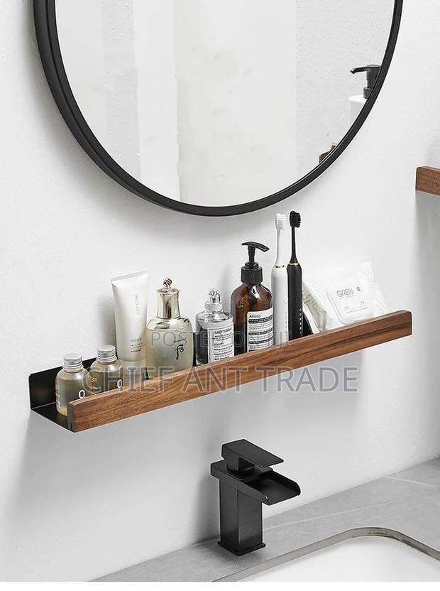Wooden Designed Shelf Jz0019 60cm · Photo 4