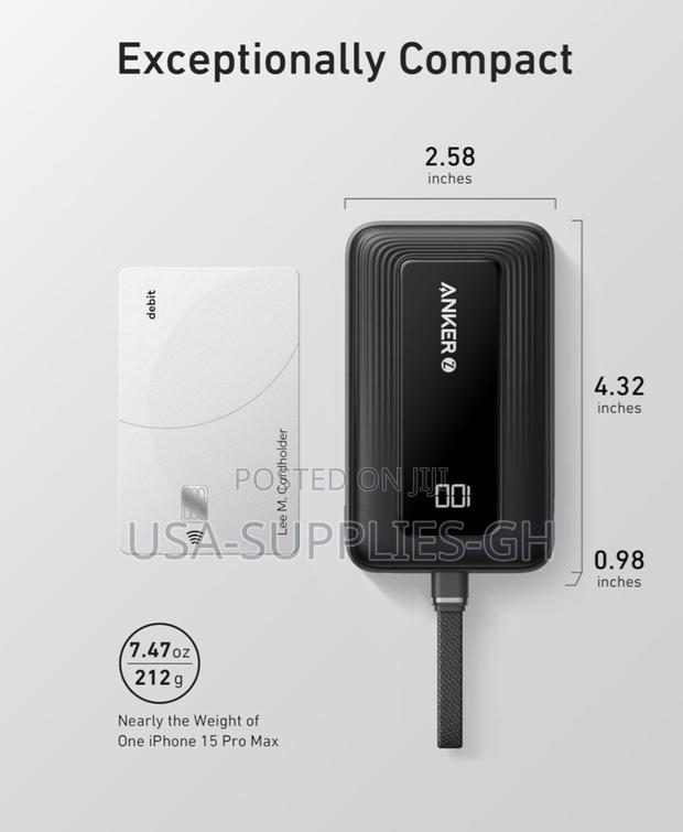 Anker Zolo Power Bank - 30w Super Fast Charging - From Usa photo 4