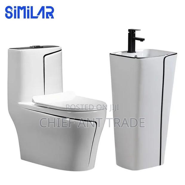 M02-2 Set of Wc and Basin. Toilet Seat · Photo 4
