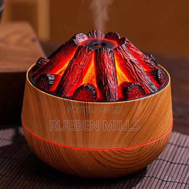 Home Decoration Charcoal Flame USB Mini Humidifier Diffuser · Photo 3