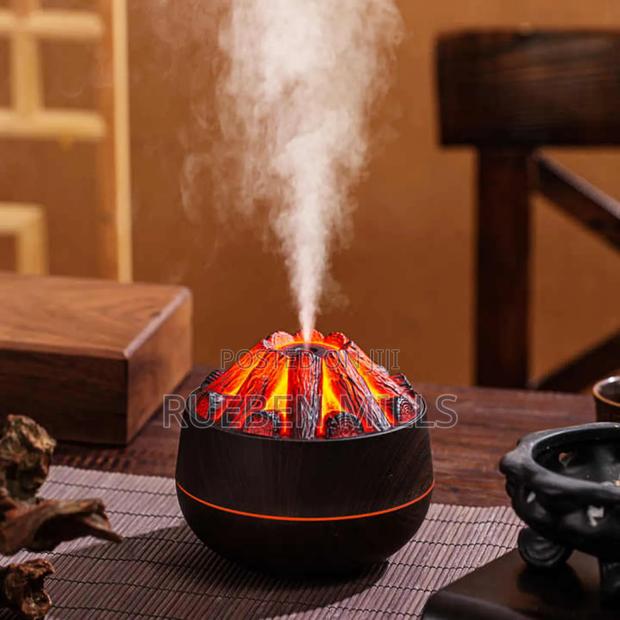 Home Decoration Charcoal Flame USB Mini Humidifier Diffuser · Photo 4