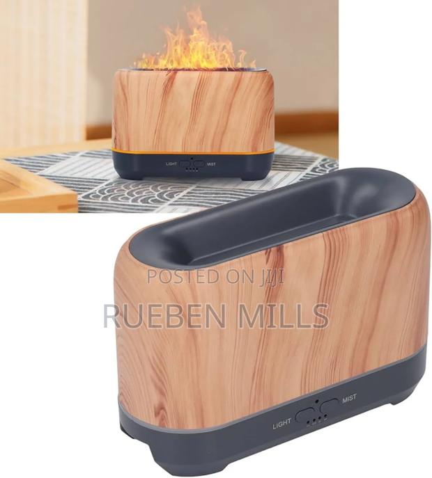 Wood Grain Cool Mist Air Essential Oil Diffuser Humidifier · Photo 3
