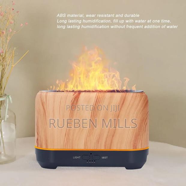 Wood Grain Cool Mist Air Essential Oil Diffuser Humidifier · Photo 4