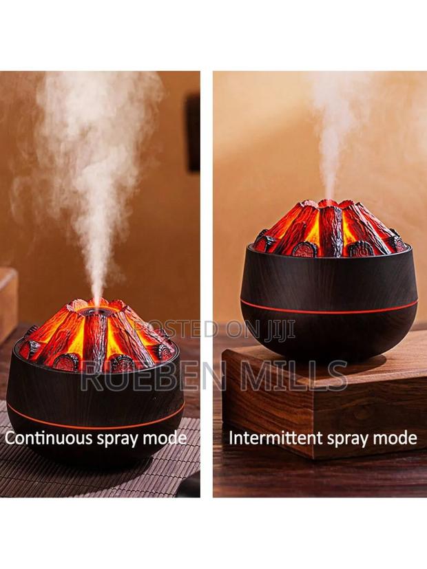 Charcoal Fire Flame Aromatherapy Diffuser Humidifier · Photo 4