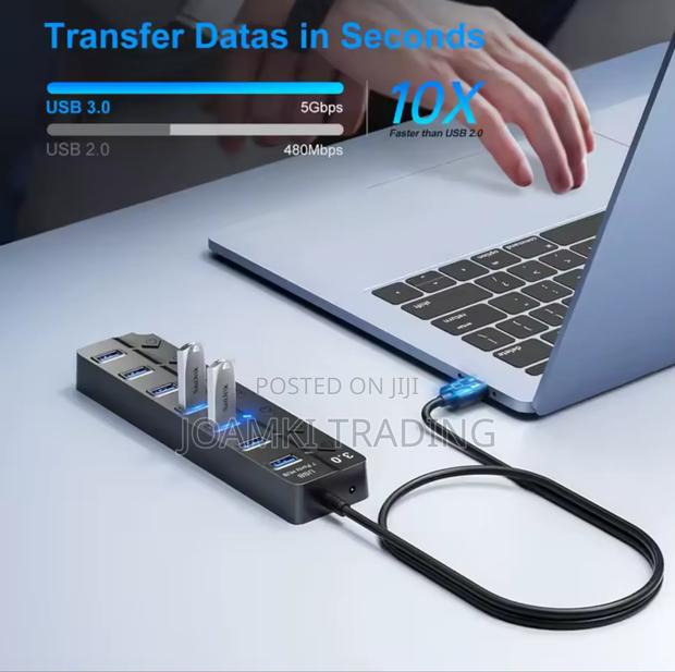 7 in 1 USB 3.0 Hub 7 Ports USB Multi Splitter photo 3