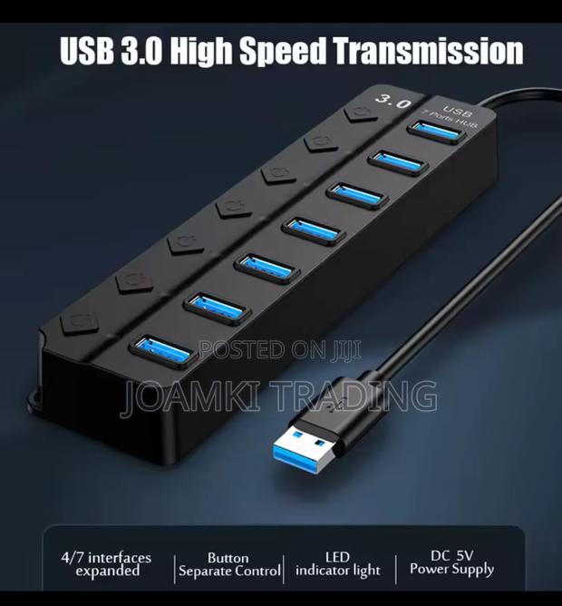 7 in 1 USB 3.0 Hub 7 Ports USB Multi Splitter photo 5