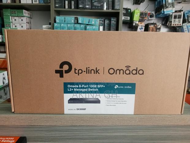 Tp-Link Omada 8 Port L2+ Managed Switch 10GE SFP+ SX3008F · Photo 3