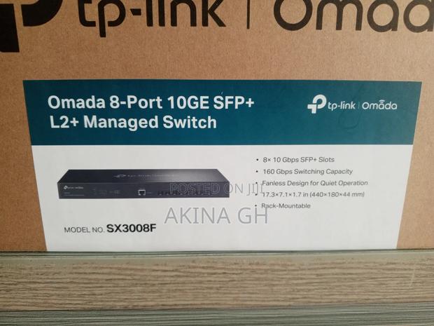 Tp-Link Omada 8 Port L2+ Managed Switch 10GE SFP+ SX3008F · Photo 4