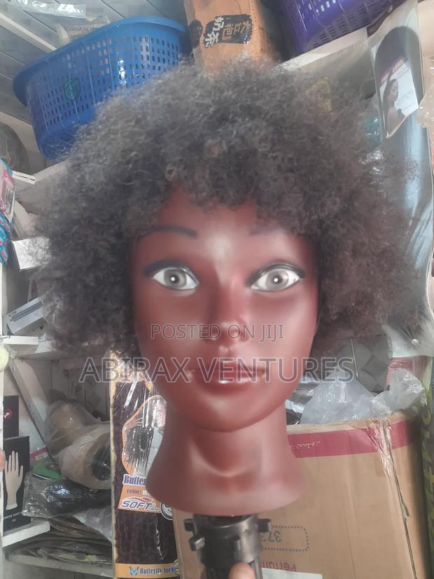 Afro Human Mannequin Head photo 3