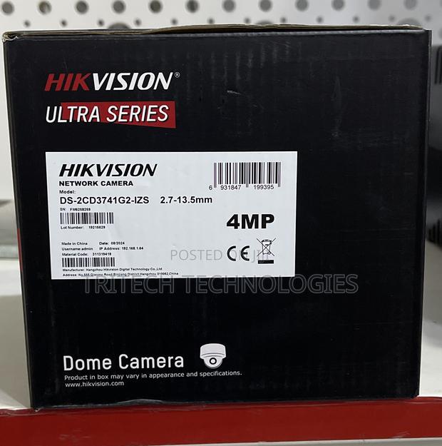 Hikvision Ds-2cd3741g2-Izs 4mp Ausense Ir Varifocal Ipcamera · Photo 4
