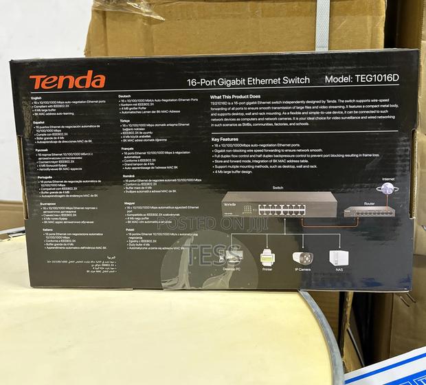 Tenda 16port Gigabit Ethernet Switch TEG1016D · Photo 4