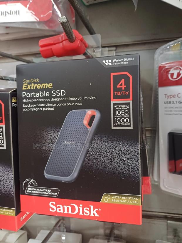 Sandisk Extreme 4tb External SSD Drives · Photo 3