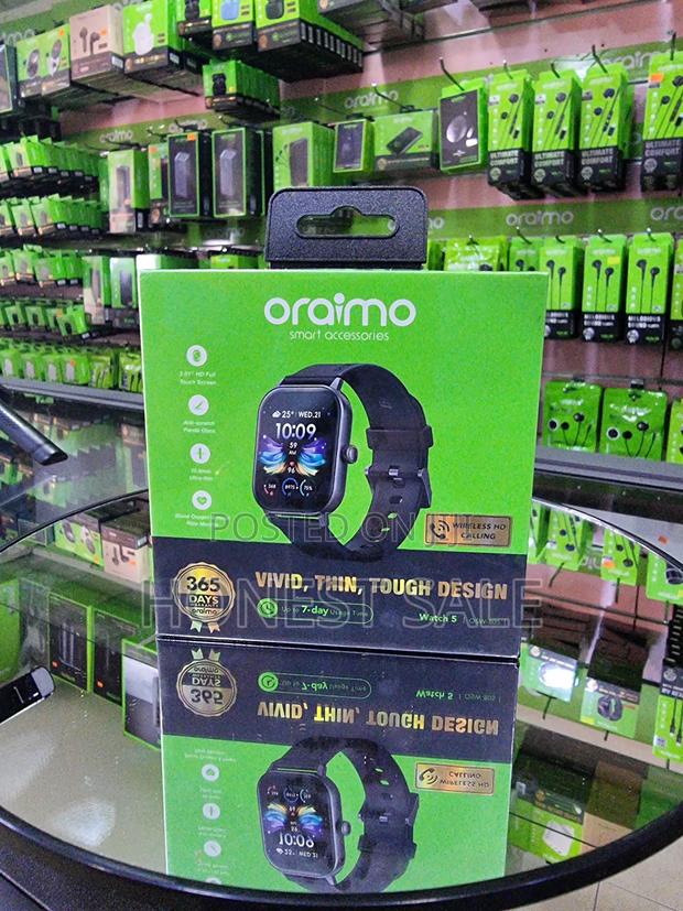 Oraimo Watch 5 2.01" Hd Panda Glass 1atm Smart Watch · Photo 2