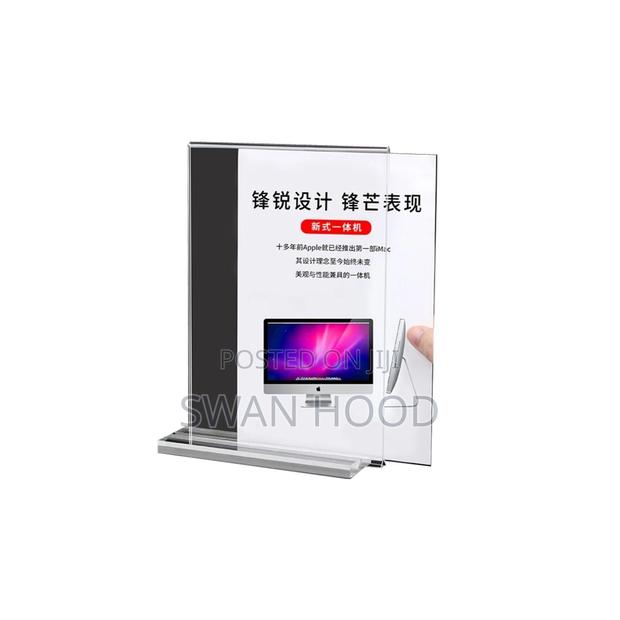 A5 Clear Display Stand / Double Sided