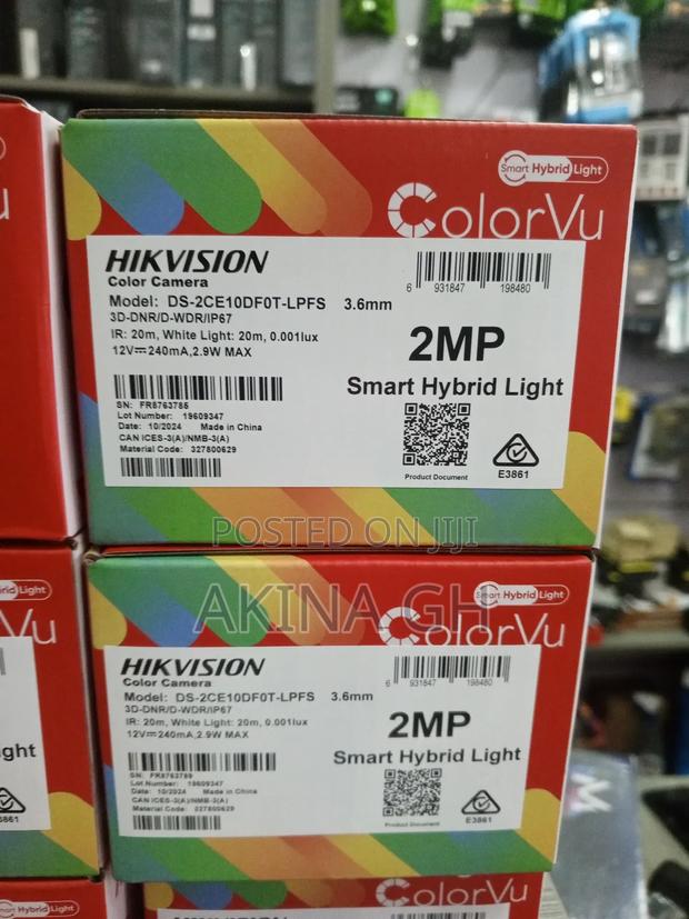 Hikvision 2 Mp Smart Colorvu Bullet Camera Ds-2ce10df0t-LPFS · Photo 4