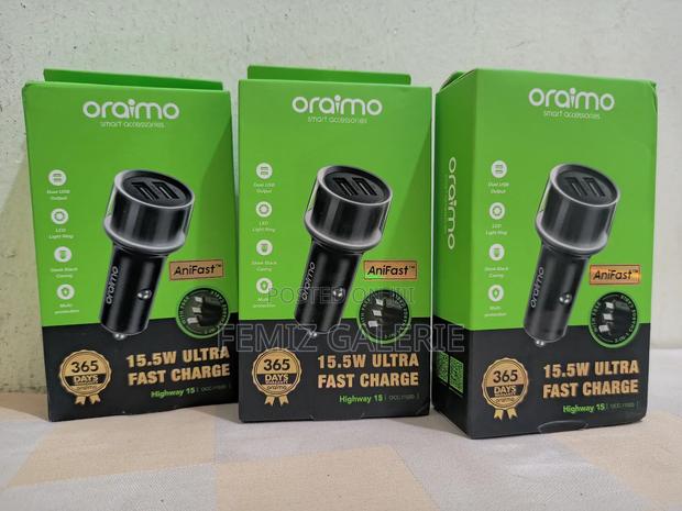 Oraimo 15.5W Highway Car Charger With 3-in-1 Cable · Photo 4