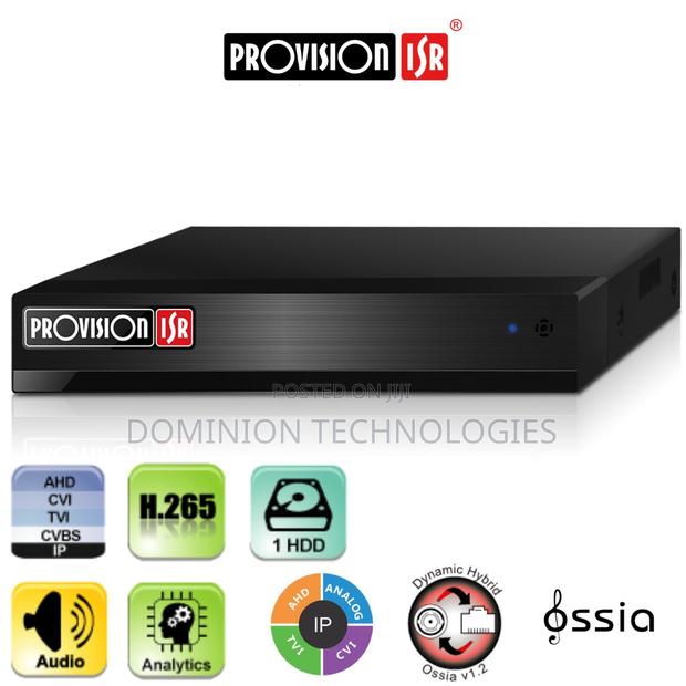 Provision Sh-4100a-2l 4ch "4 in 1" + 1ch IP Hybrid DVR · Photo 3
