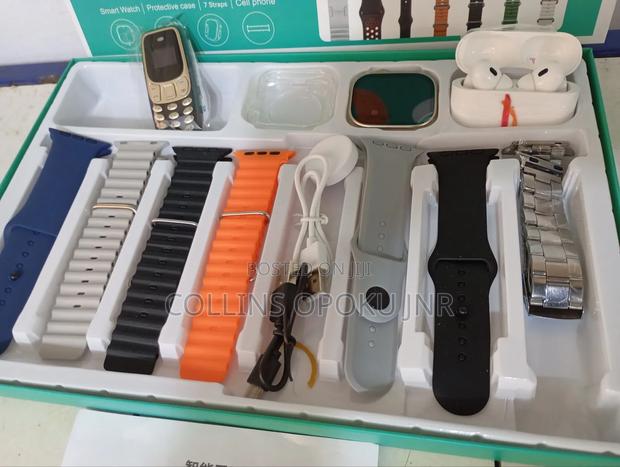 X9 Plus Unique Smart Watch With Airpod, Mini Mobile - Black photo 3