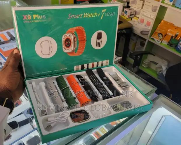 X9 Plus Smartwatch With Airpod Pro Mini Phone - Green photo 2