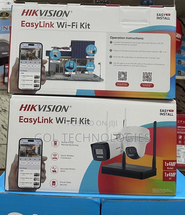 Hikvision Wifi Kit Nks424w02h 4mp Two Way Audio Camera · Photo 4